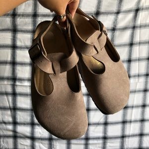 Birkenstock Bonn Leather Slingback Clogs